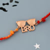 Gift Cool Bro Rakhi With Personalized Pen Stand