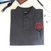 Buy Cool Bro Rakhi With Polo T-Shirt - Charcoal Grey