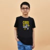 Cool Kid Just Showed Up Black T-Shirt for Boys Online