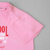 Buy Cool Kid Just Showed Up Personalized T-Shirt for Kids - Pink