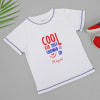 Cool Kid Just Showed Up Personalized T-Shirt for Kids - White Online