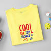 Gift Cool Kid Just Showed Up Personalized T-Shirt for Kids - Yellow