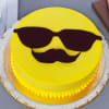 Cool Mustache Theme Cake (1 Kg) Online
