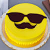 Cool Mustache Theme Cake Online