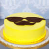 Gift Cool Mustache Theme Cake (Half Kg)