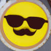 Buy Cool Mustache Theme Cake (Half Kg)