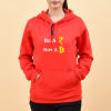 Cool Swag Woolen Hoodie For Women - Red Online