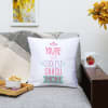 Coolest Saasu Mom Personalized Cushion and Mug Online