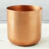 Gift Copper Finish Cylindrical Planter (Without Plant)