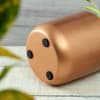 Buy Copper Finish Cylindrical Planter (Without Plant)