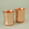 Buy Copper Jug With Lid And Glasses (Set of 3)