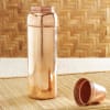 Buy Copper Water Bottle with 2 Glasses