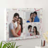 Gift Couple Collage Personalized A3 Canvas