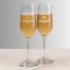 Couple Personalized Champagne Glasses Online