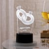 Gift Couple Ring LED Lamp - Personalized