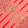 Crafted For Tradition Set of 4 Rakhis Online