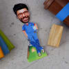 Buy Crazy For Cricket Personalized Caricature Stand