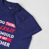 Shop Crazy Like My Bro - Women's T-shirt - Navy Blue