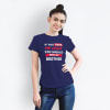 Crazy Like My Bro - Women's T-shirt - Navy Blue Online