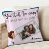 Shop Crazy Sister Personalized Photo Cushion