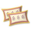 Buy Cream Caress Super King Bedsheet With Pillow Covers