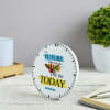 Gift Create Your Future Personalized Wooden Table Clock