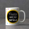 Gift Creativity Never Out of Style Personalized Birthday Mug