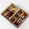 Buy Croc Print Portable Home Bar Set - Chocolate Brown