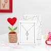 Crochet Heart And Key Pendant Combo Online