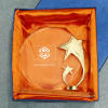 Buy Crystal Trophy with Fibre Work - Customized with Logo & Company Name