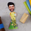 Buy CSK Cricket Fan Personalized Caricature Stand