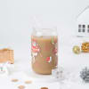 Shop Cup Of Cheer - Can Glass With Straw