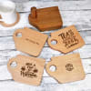 Cup Shaped Wooden Coasters- Customized with Logo & Company Name Online