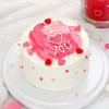 Cupid's Delight Cream Cake (500 Gm) Online