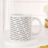 Gift Customizable White Ceramic Mug