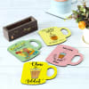 Buy Customized Chai Love Coasters - Set of 4