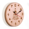 Gift Customized Christmas Themed Wooden Clock