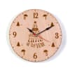 Customized Christmas Themed Wooden Clock Online
