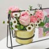 Shop Customized Inspire And Flourish Swinging Metal Planter