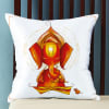 Customized Lord Ganesha Satin Pillow Online