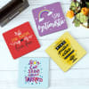 Gift Customized Positive Vibes Coasters - Set of 4