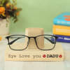 Customized Wooden Eyeglasses Stand for Grandfather Online
