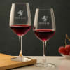 Cute Cupid Personalized Wine Bordeaux Glass Online