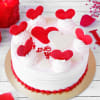 Cute Hearts Special Vanilla Cake (1Kg) Online