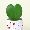 Shop Cute Hoya Heart Plant with Personalized Vase