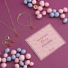 Cute Jewellery Set N Personalized Card Online