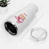Buy Cute Labubu Personalized Matte White Tumbler