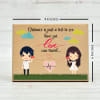 Gift Cute Love Quote Special Customized Wooden Frame