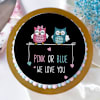 Shop Cute Owls Baby Shower Poster Cake