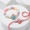 Gift Cute Peppa Pig Rakhis And Dragees Combo